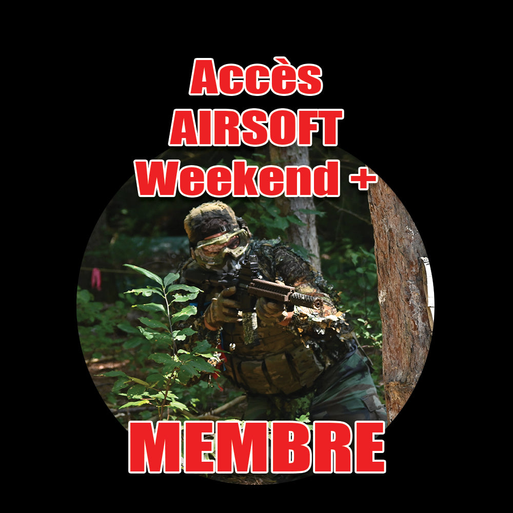 Accès airsoft Weekend + Membre