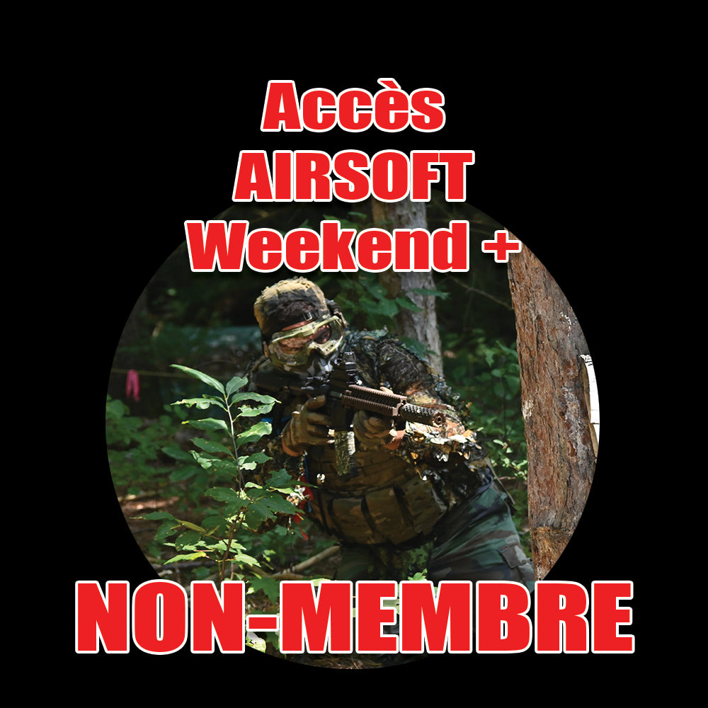 Accès airsoft Weekend + NON-Membre