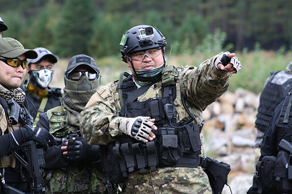 Outdoor airsoft at Fort Ouest