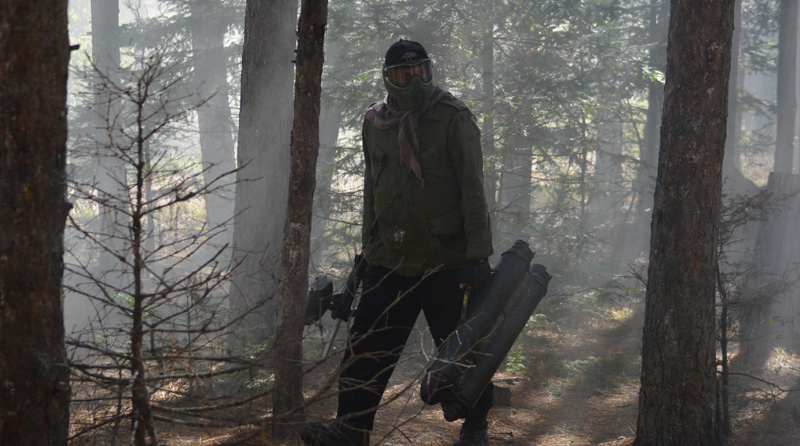 Paintball action at Fort Ouest