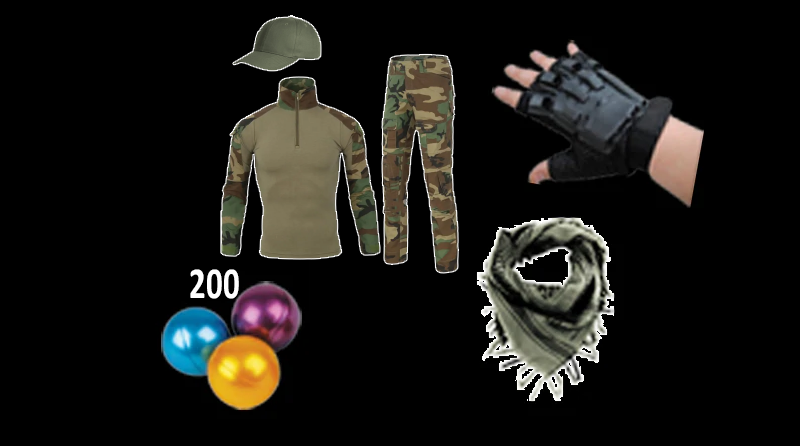 Forfait de paintball Combattant